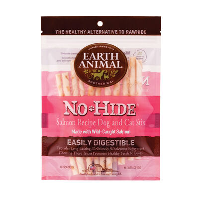 Earth Animal, Salmon  No-Hide STIX - 10 pk