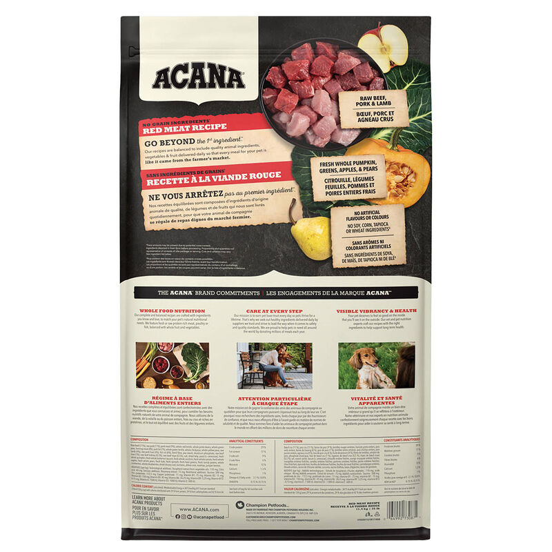 Acana, Red Meat Recipe - Dry Dog Food image number null