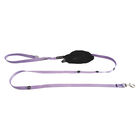 Smoochy Poochy, Nylon Hands Free Leash - Lavender - 5/8" x 6' image number null