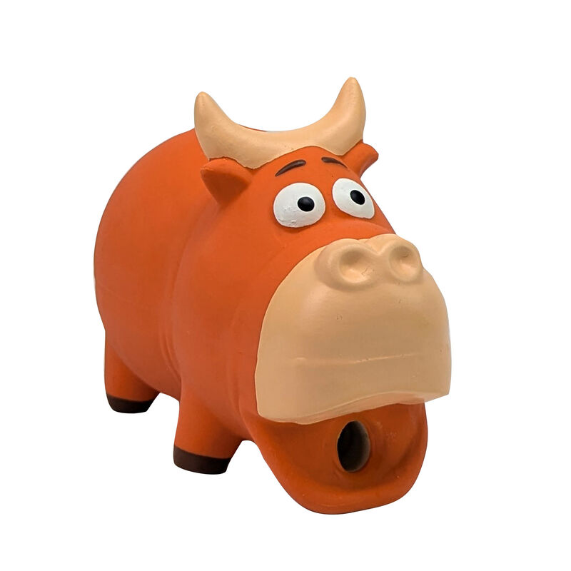 Zoom Pets Baltazar the Buffalo Latex Dog Chew Toy image number null