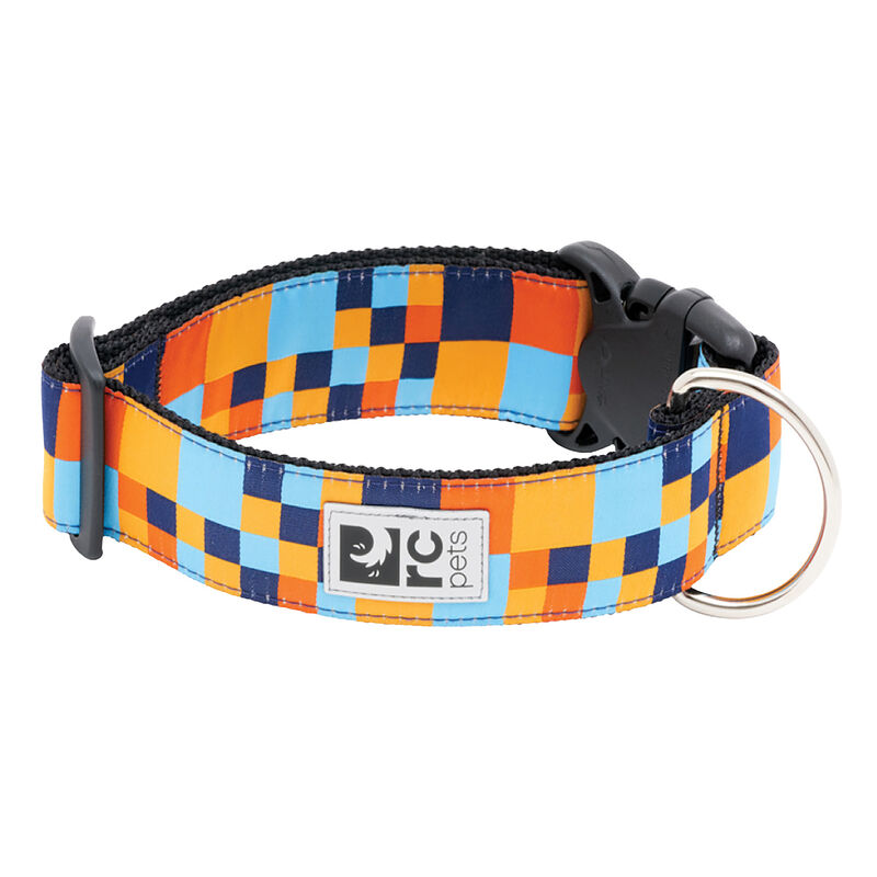 RC Pets, Wide Clip Collar - Pixel Blue image number null