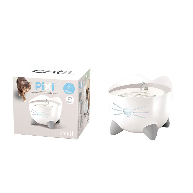 Catit, PIXI Smart Fountain w/ Stainless Steel Top image number null