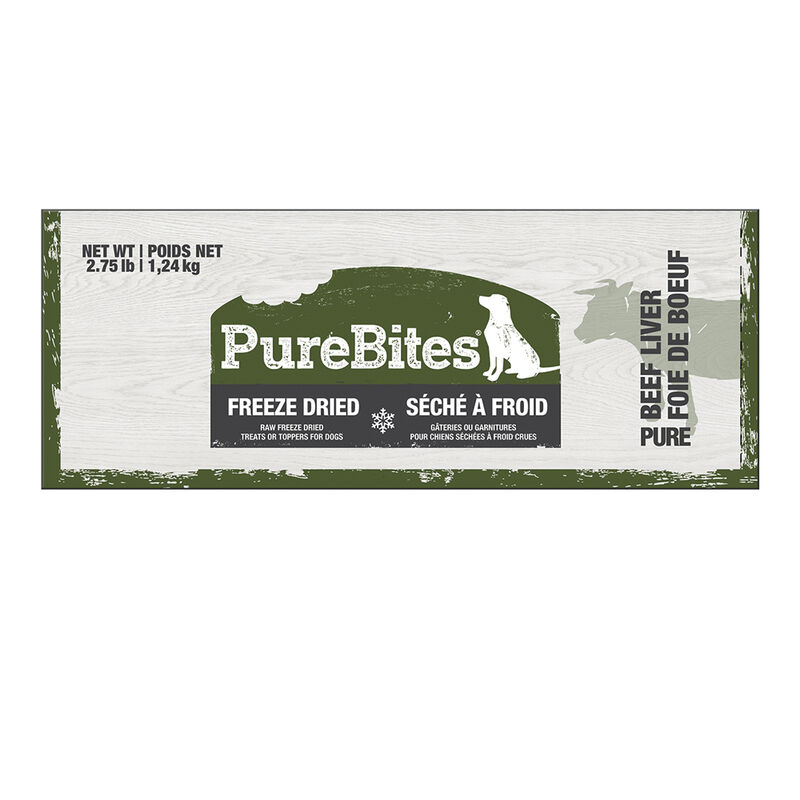 PureBites, Jumbo Size Treats - Beef Liver - 1248 g - Freeze Dried Dog Treat image number null