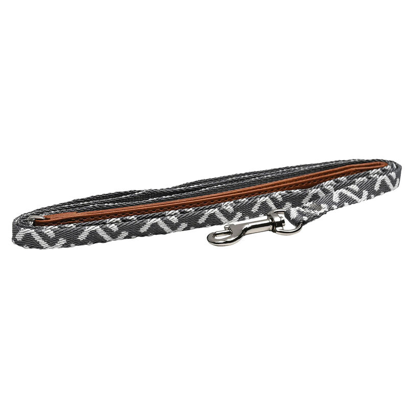 Mini Brigade, Mini Nylon Leash - Grey Zigzag - 5' image number null