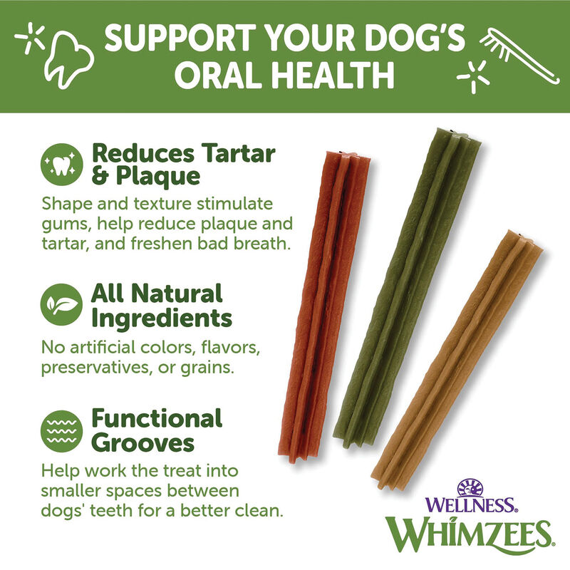 Whimzees, Dental Treat, Stix Value Pouch - Small - 28 Pc image number null
