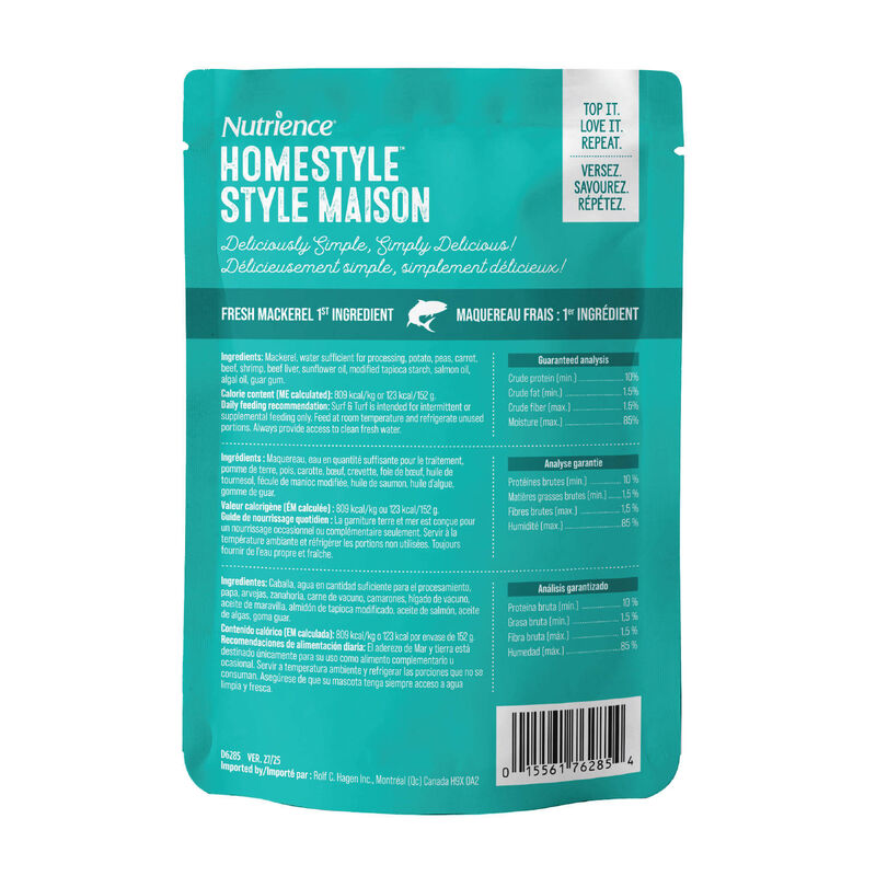 Nutrience, Homestyle Topper Surf & Turf &ndash; Dog Wet Food image number null