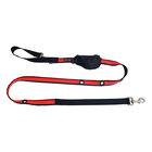 Smoochy Poochy, 2-Tone Nylon Hands Free Leash - Black/Orange - 1" x 6' image number null