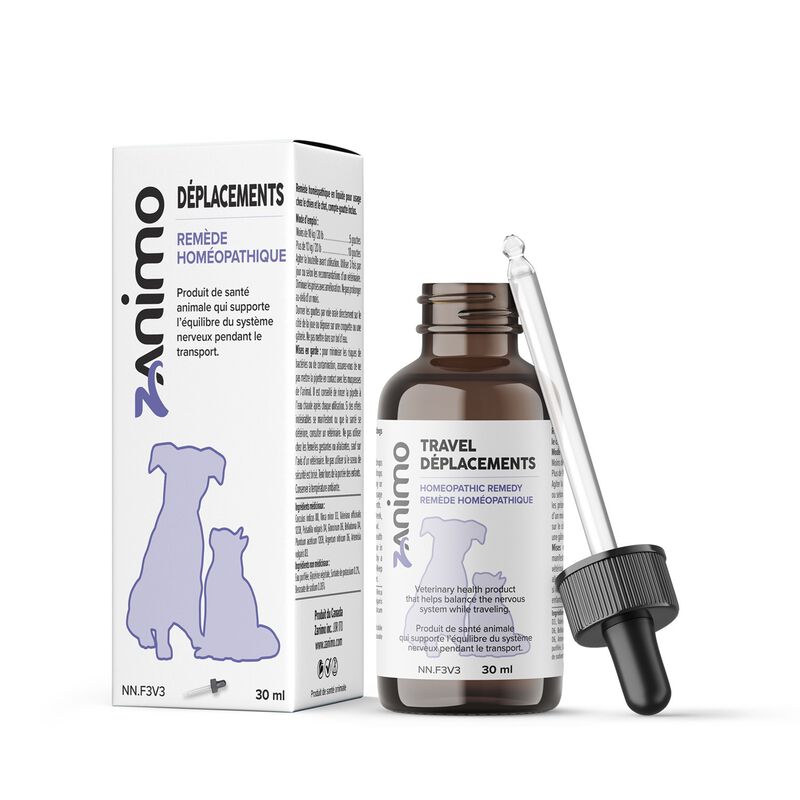 Zanimo, Motion Sickness Homeopathic Remedy &ndash; 30 ml &ndash; Pet Supplement image number null