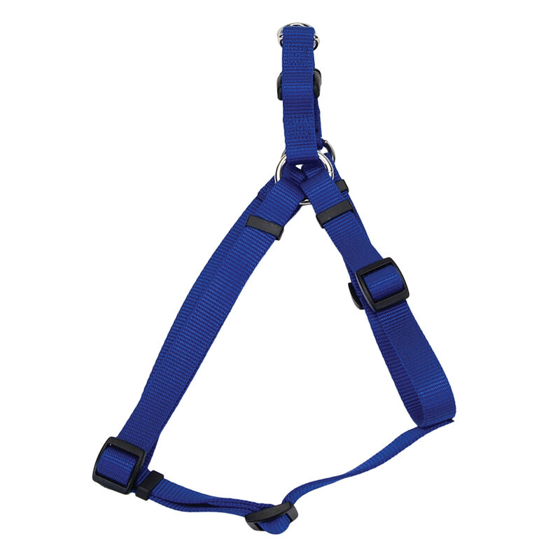 Adjustable Dog Harness, Blue, Large - 1" x 26"-38" image number null