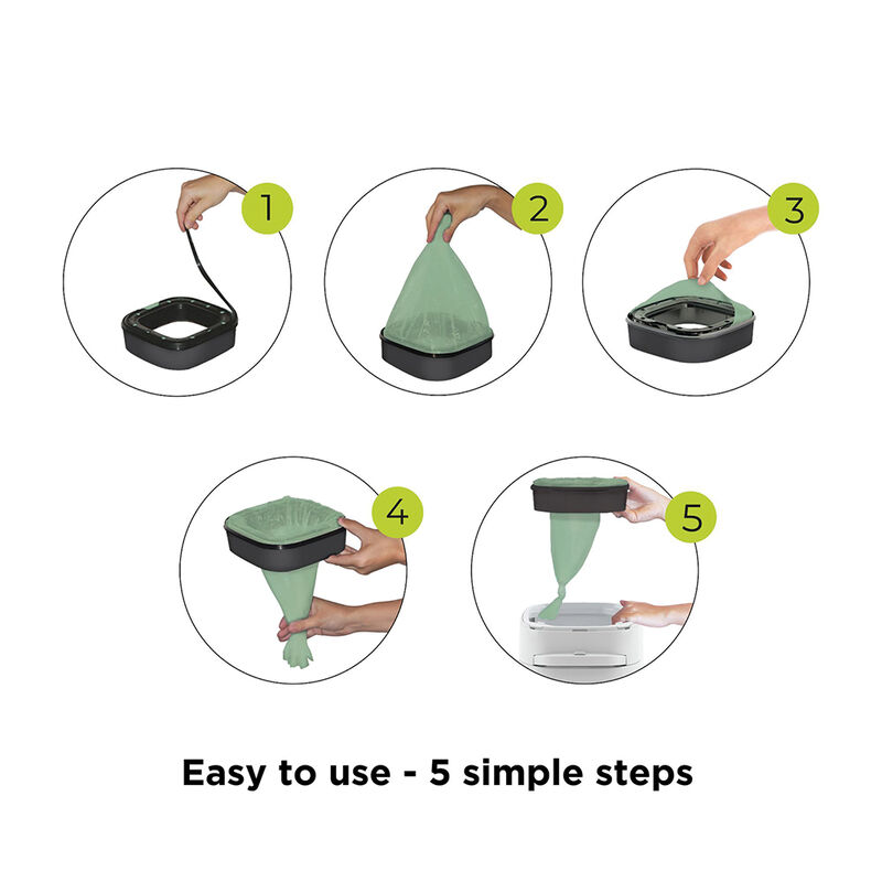 LitterLocker, Design Plus Eco Refill, Compostable Film, 12ft (Up To 2 Months) image number null