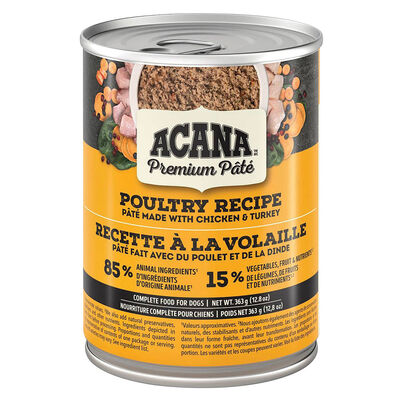 Acana, Can, Adult - Premium Pate Poultry Recipe - Wet Dog Food