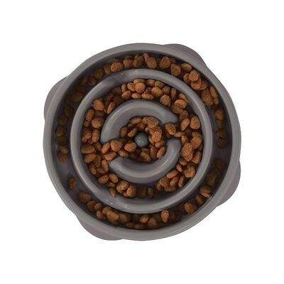 Outward Hound, Fun Feeder Drop - Grey