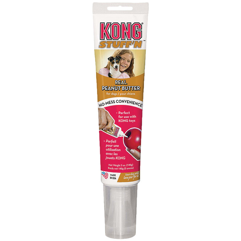 KONG, Stuff N' Real Peanut Butter Tube - 140 g - Dog Treat image number null