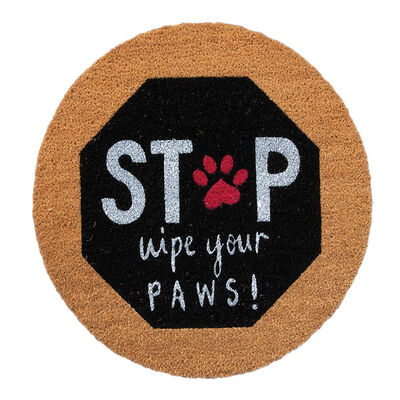 4 Cats & Dogs Home Furnishing Inc., Stop, Wipe Your Paws Refill - Round
