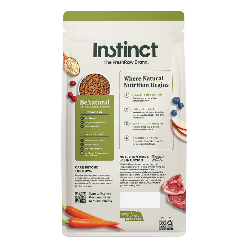 Instinct, Be Natural Dry Lamb & Oatmeal - 2.04 kg image number null
