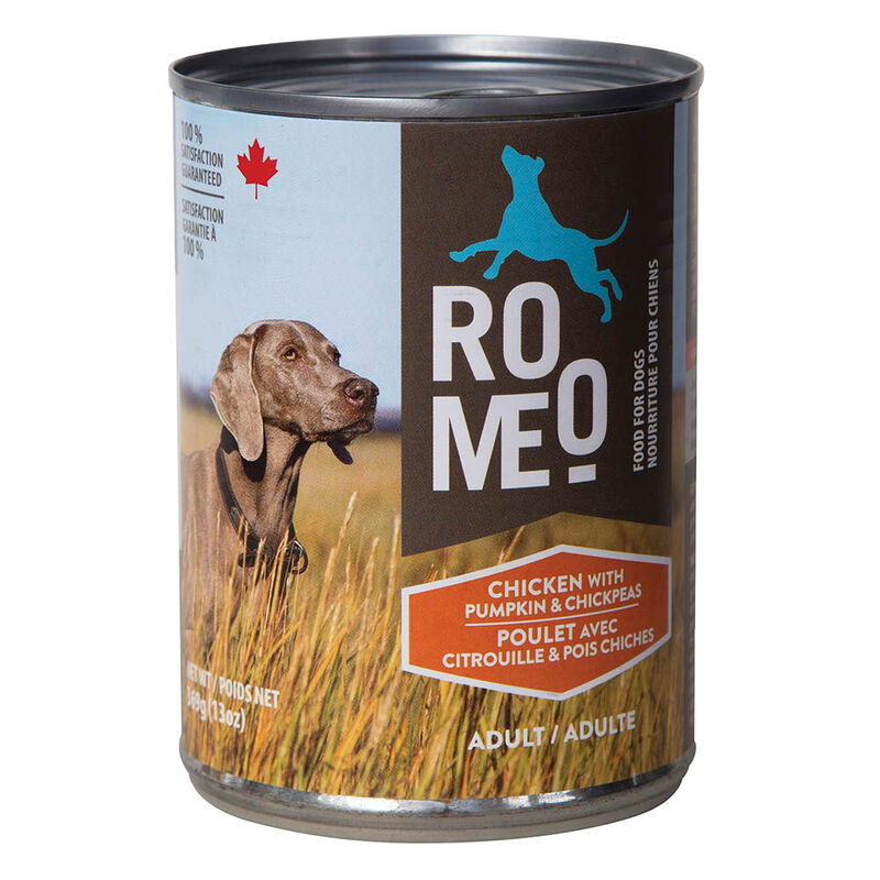 Romeo, Chicken with Pumpkin, & Chickpeas - Wet Dog Food image number null