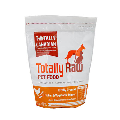 Totally Raw, Ground Chicken & Vegetable Patty