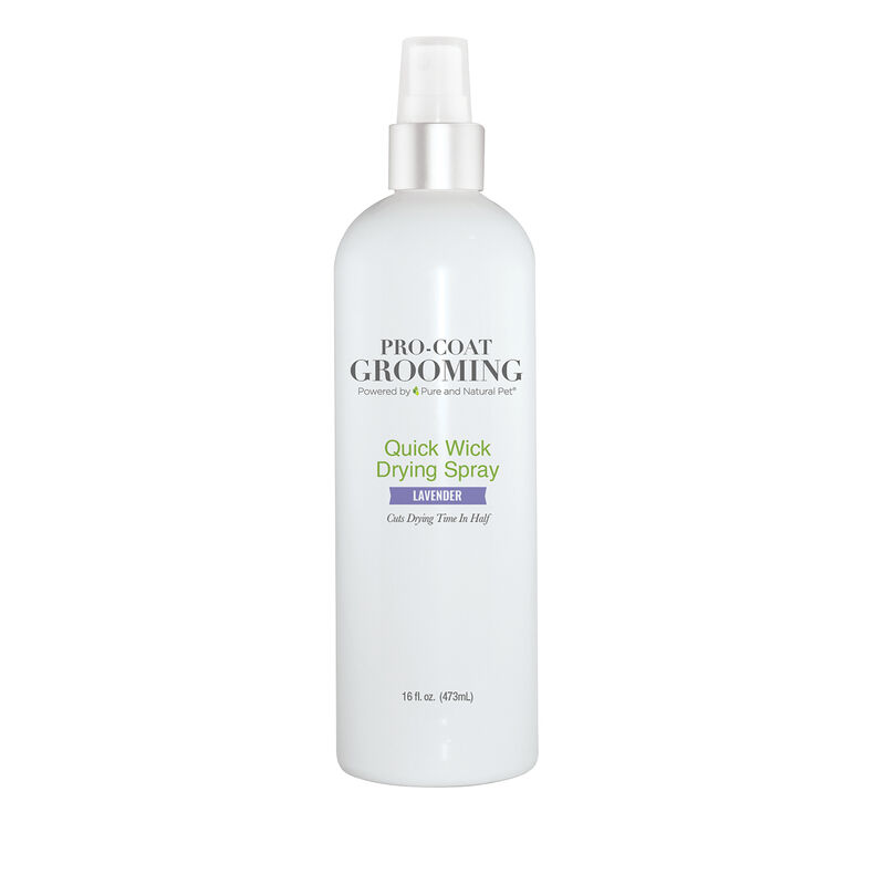 Pro Coat Grooming, Quick Wick Drying Spray - Lavender - 16 oz image number null