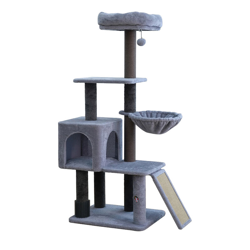Pet Pals, Multi Level Cat Tree w/ Hammock image number null