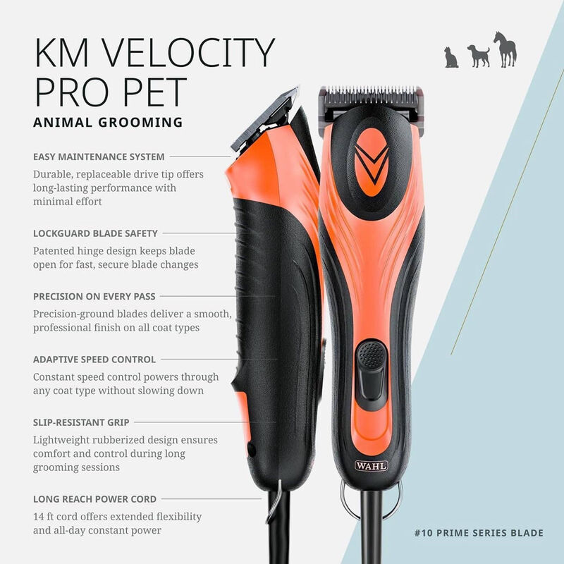 Wahl KM Velocity Pro Pet Corded Clipper image number null