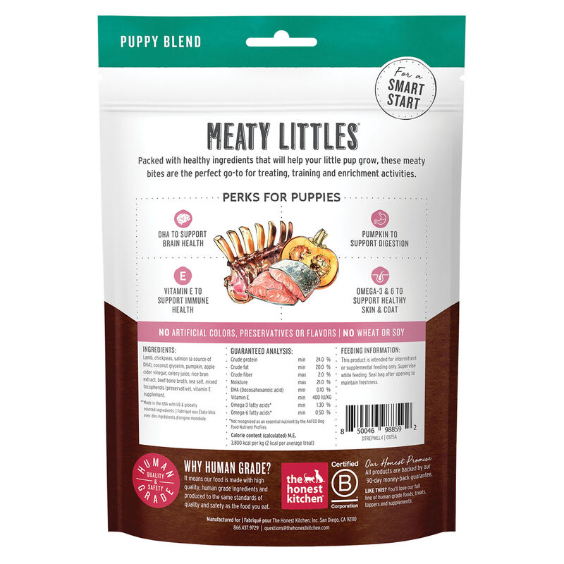 The Honest Kitchen, Meatly Littles - Lamb & Salmon - Puppy Training Treat image number null