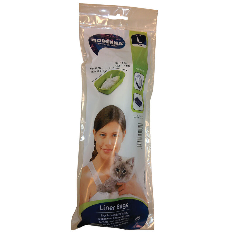 Moderna Litter Liner Bags - 10 pk image number null