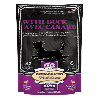 Oven Baked, GF Soft and Chewy Duck - Dog Treats