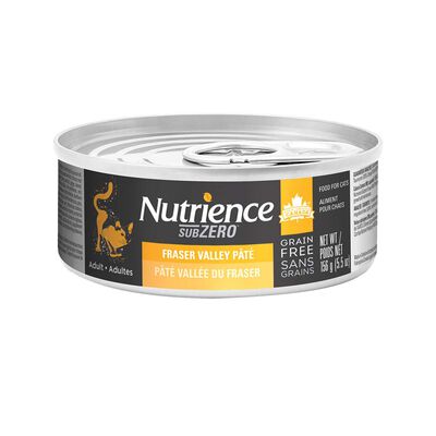 Nutrience, Adult Feline - SubZero Grain Free - Fraser Valley Pate - 156 g - Wet Cat Food