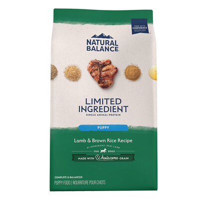 Natural Balance, Puppy - Limited Ingredient Diet - Lamb & Rice - Dry Dog Food