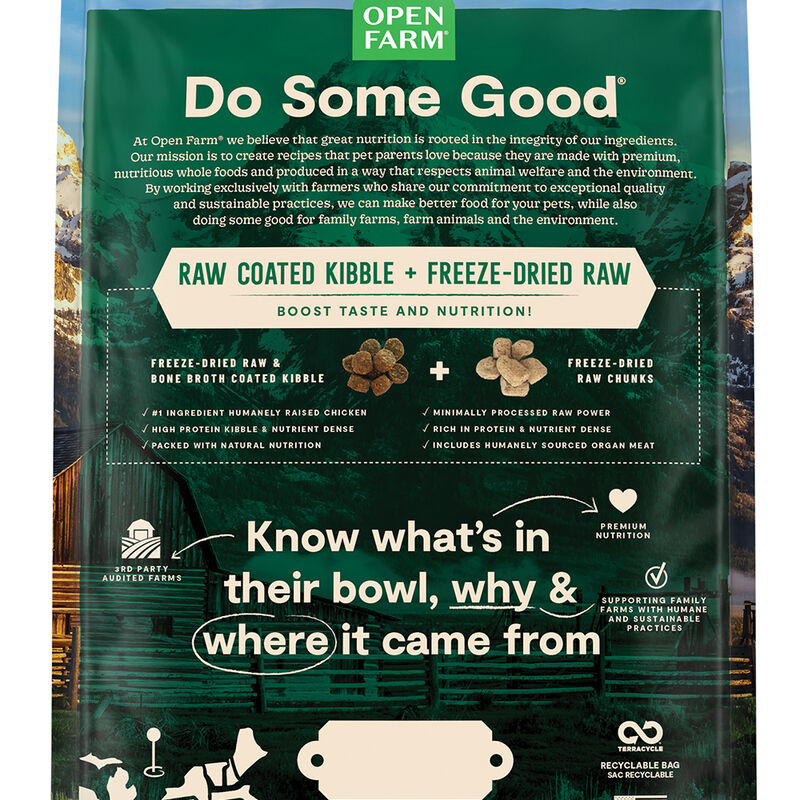 Open Farm, RawMix Ancient Grain Open Prairie - Dry Dog Food image number null
