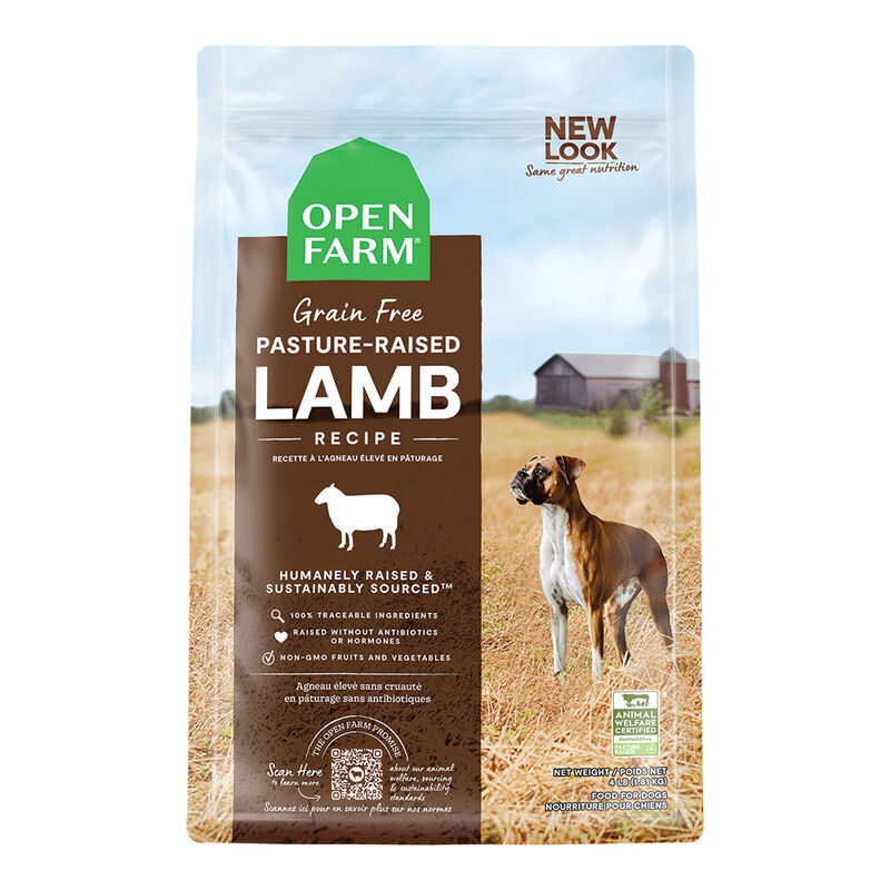 Open Farm, Pasture Raised Lamb - 1.81 kg - Dry Dog Food image number null