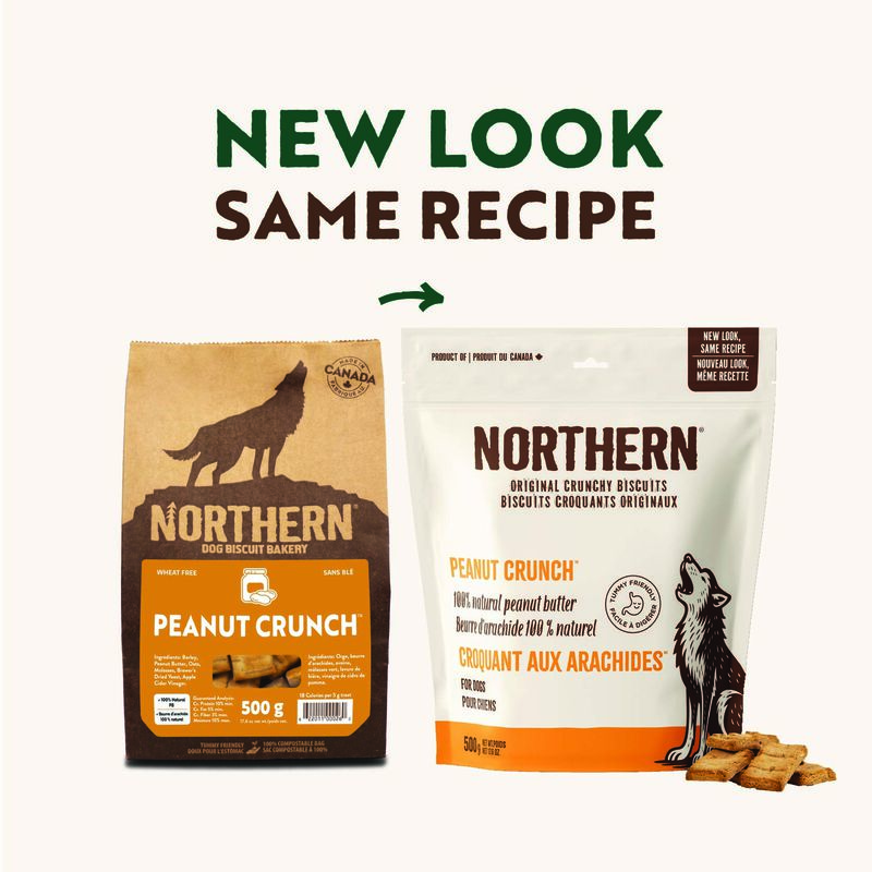 Northern Biscuit, Wheat Free, Peanut Crunch - 500 g - Dog Biscuit image number null