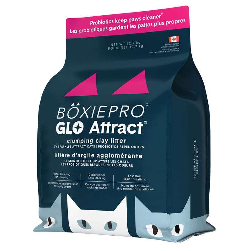 Boxiecat BoxiePro Glo Attract Clumping Clay Litter - 12.7kg image number null