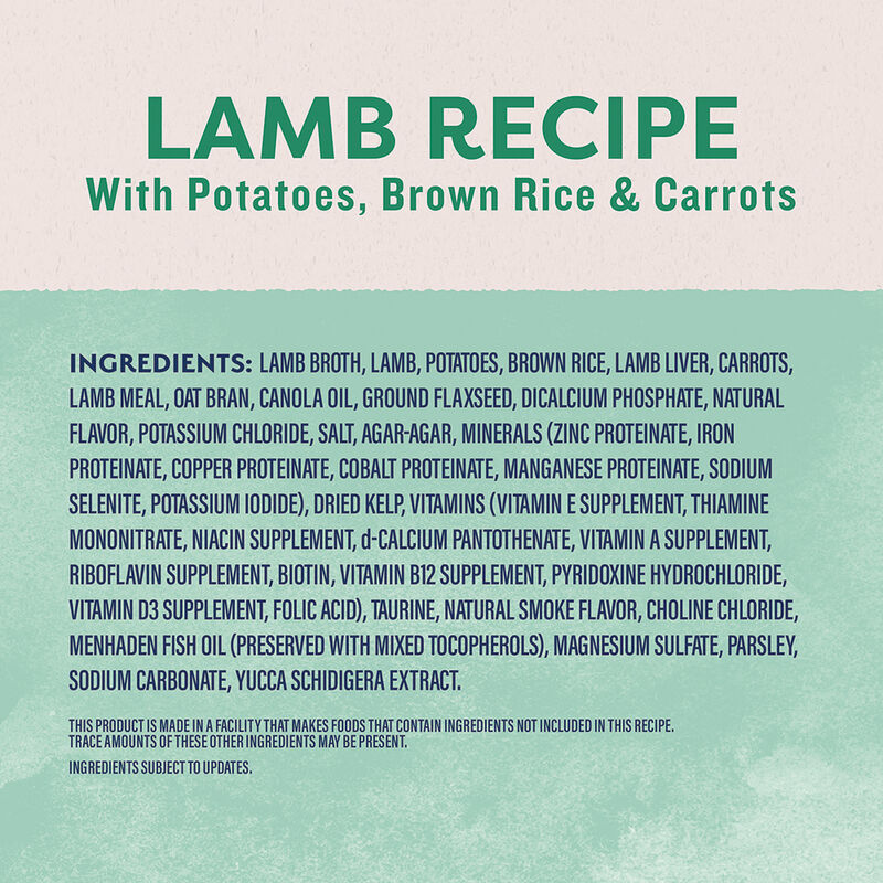 Natural Balance, Ultra Premium Canned Dog Formula, Lamb & Rice - 369 g - Wet Dog Food image number null