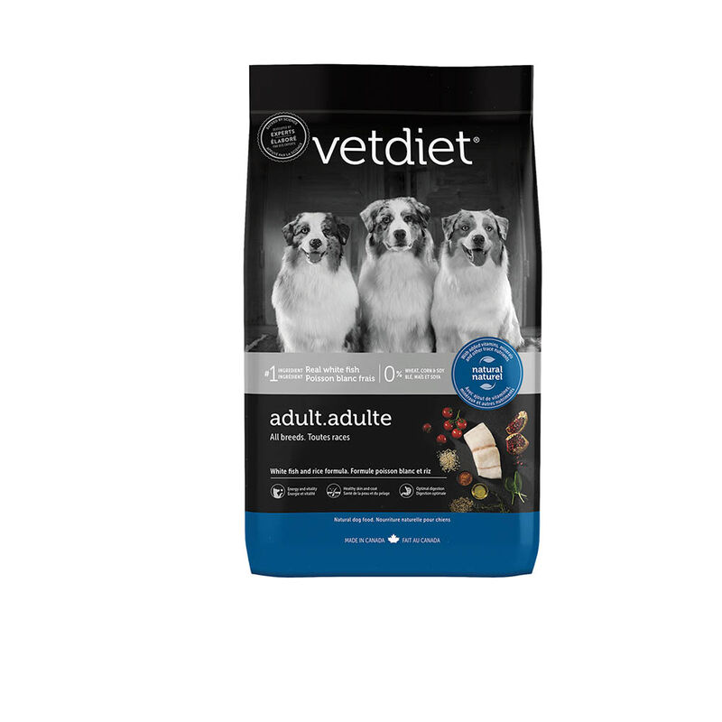 Vetdiet, Adult - Whitefish & Rice - Dry Dog Food image number null