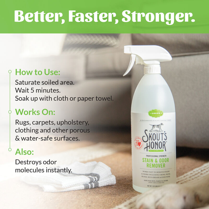 Skouts Honor, Stain & Odor Remover - 35 oz image number null