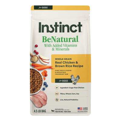 Instinct, Be Natural Dry Dog Chicken & Brown Rice - 2.04 kg - Dry Dog Food
