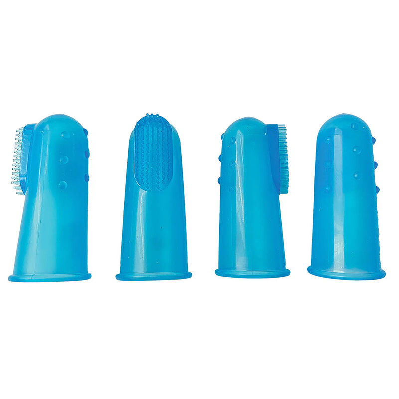 Wahl, Finger Toothbrush for Dogs & Cats - Blue - 4pk image number null