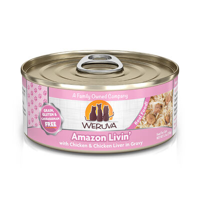 Weruva, Can Feline - Amazon Livin' - 156 g - Shreds - Wet Cat Food