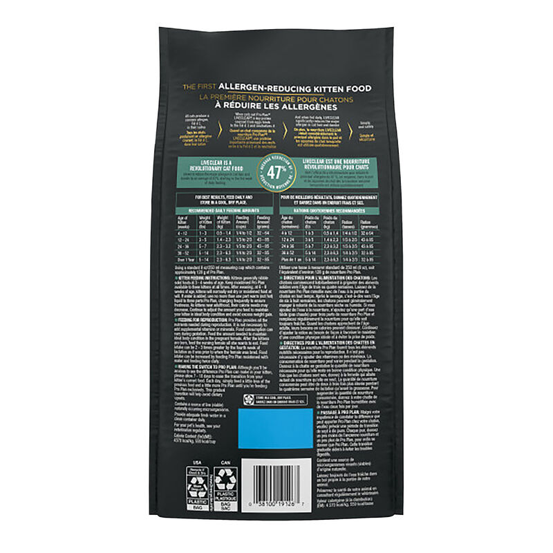 Pro Plan, Live Clear - Chicken & Rice Recipe - Kitten Dry Food image number null