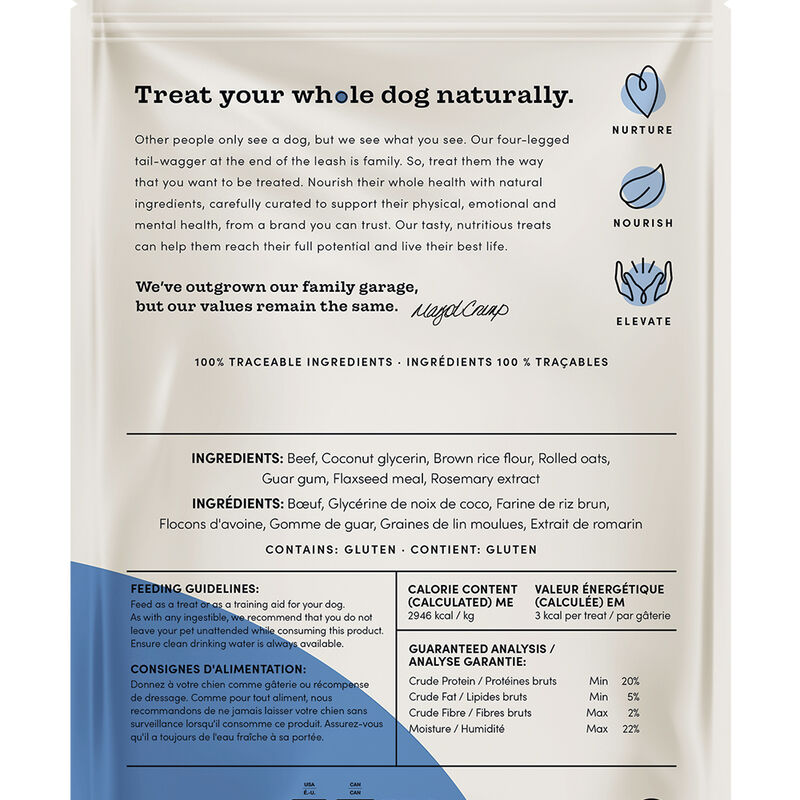 Crumps' Naturals, Mini Trainers Beef (semi-moist) - Dog Treat image number null