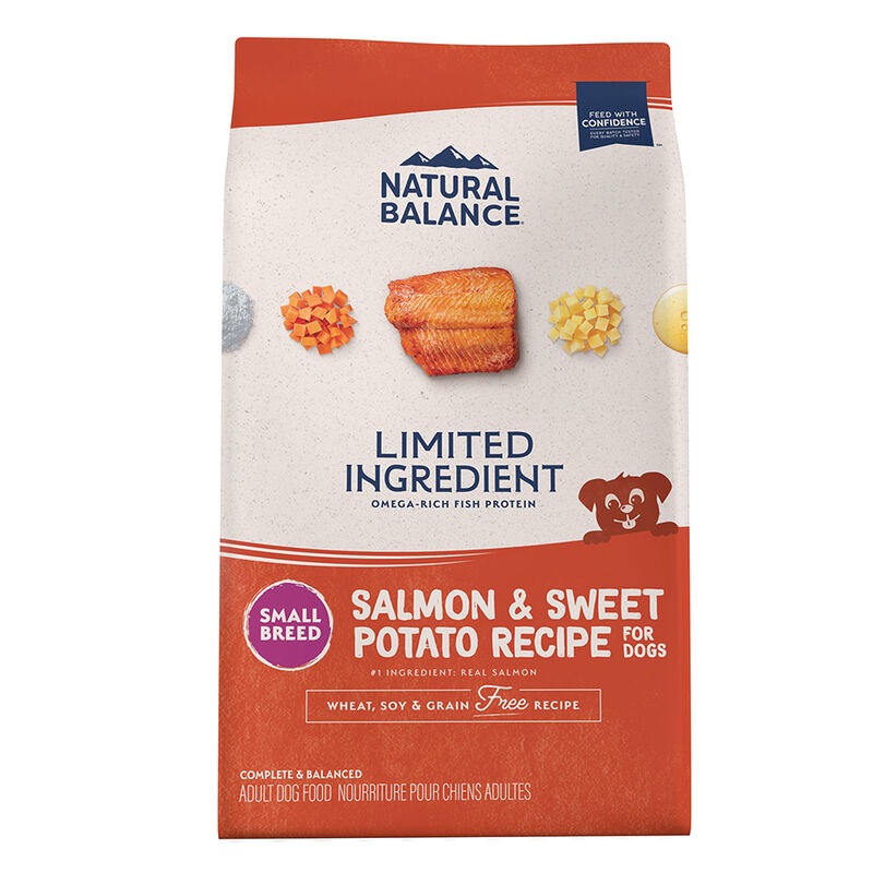 Natural Balance, Adult Small Breed LID - Salmon & Sweet Potato - Dry Dog Food image number null