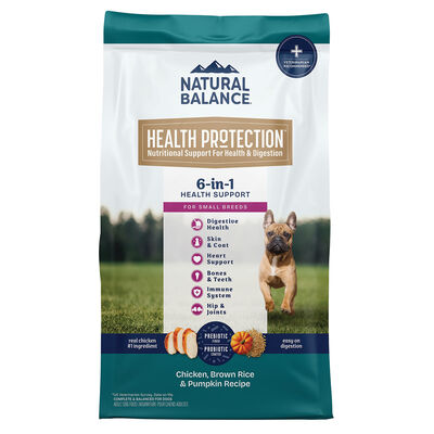 Natural Balance, Health Protection Small Breed - Real Chicken, Brown Rice & Pumpkin Recipe - Dry Dog
