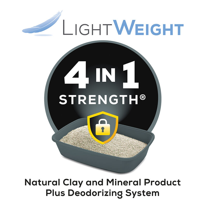 Tidy Cats, LightWeight 4-in-1 Strength Clumping Cat Litter for Multiple Cats image number null