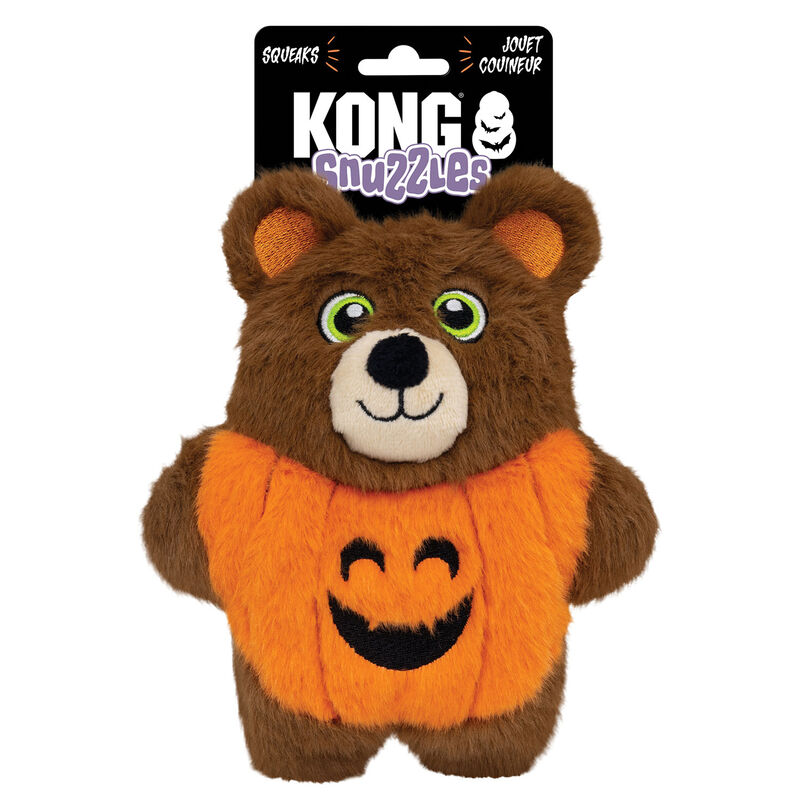 KONG Halloween Snuzzles Bat or Bear Assorted Dog Toy - M image number null