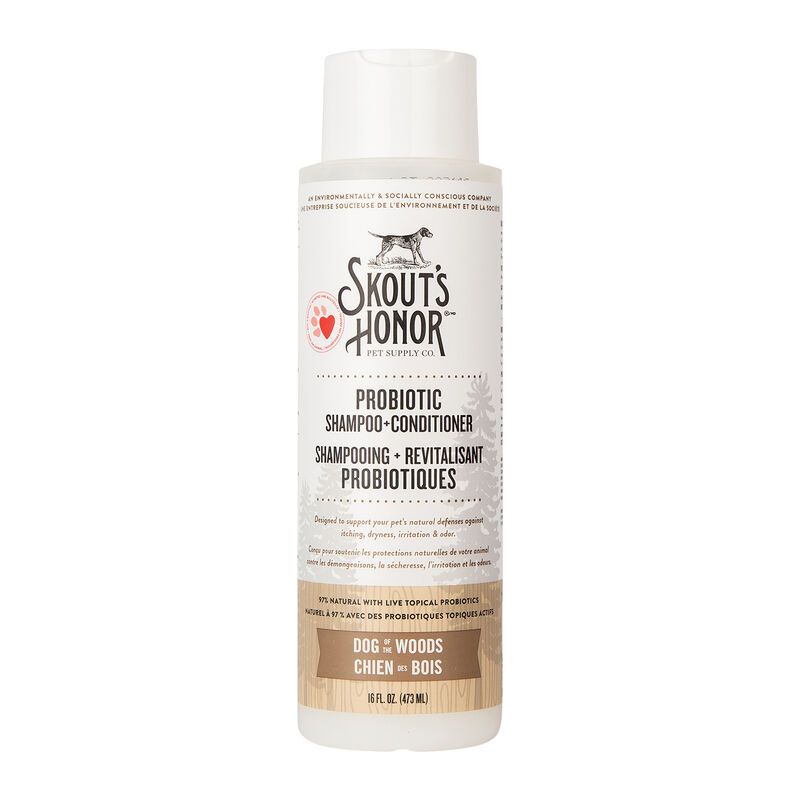 Skouts Honor, Probiotic Shampoo+Conditioner-DogoftheWoods-16oz image number null