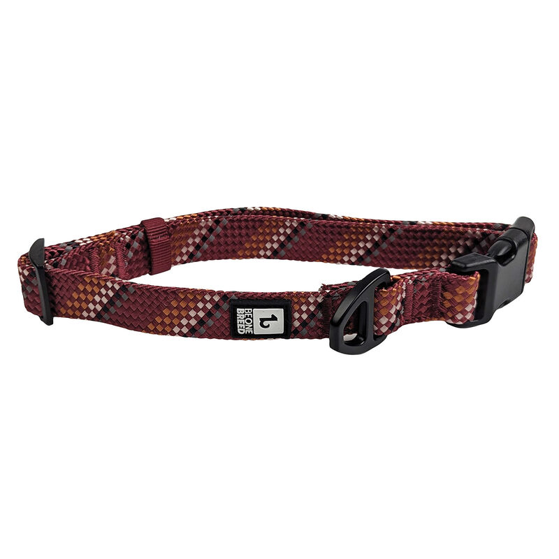 BeOneBreed, Paracord Collar - Burgundy image number null