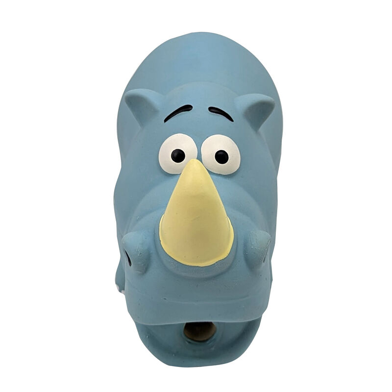 Zoom Pets Romeo the Rhino Latex Dog Chew Toy image number null