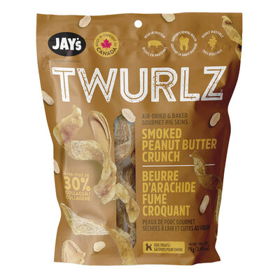 Jay's Tasty Adventures, Twurlz Smoked Peanut Butter - Dog Treats
