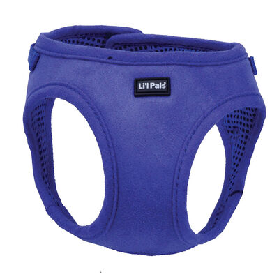 Microfiber Harness, Blue, X-Small - 3/8" x 8"-10"